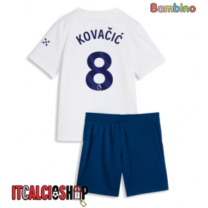 Manchester City Mateo Kovacic #8 Terza Maglia Bambino 2026-27 Manica Corta (+ Pantaloni corti)